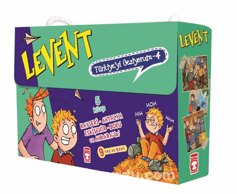 Levent Türkiyeyi Geziyorum 4 (5 Kitap Set)