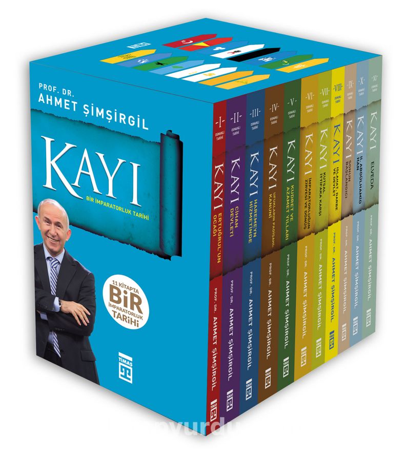 Osmanlı Tarihi Kayı Seti (11 Kitap - Kayı Bayrağı Hediyeli)