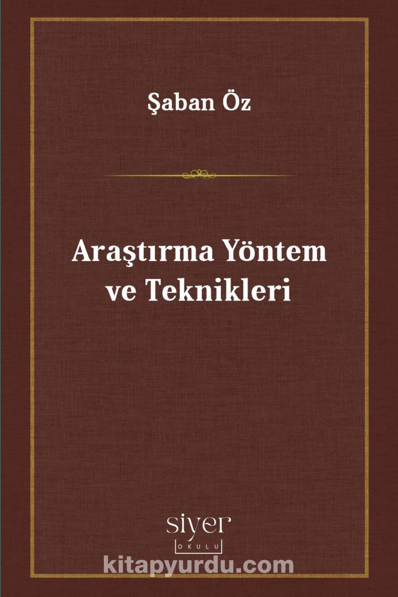 Araştırma Yöntem ve Teknikleri