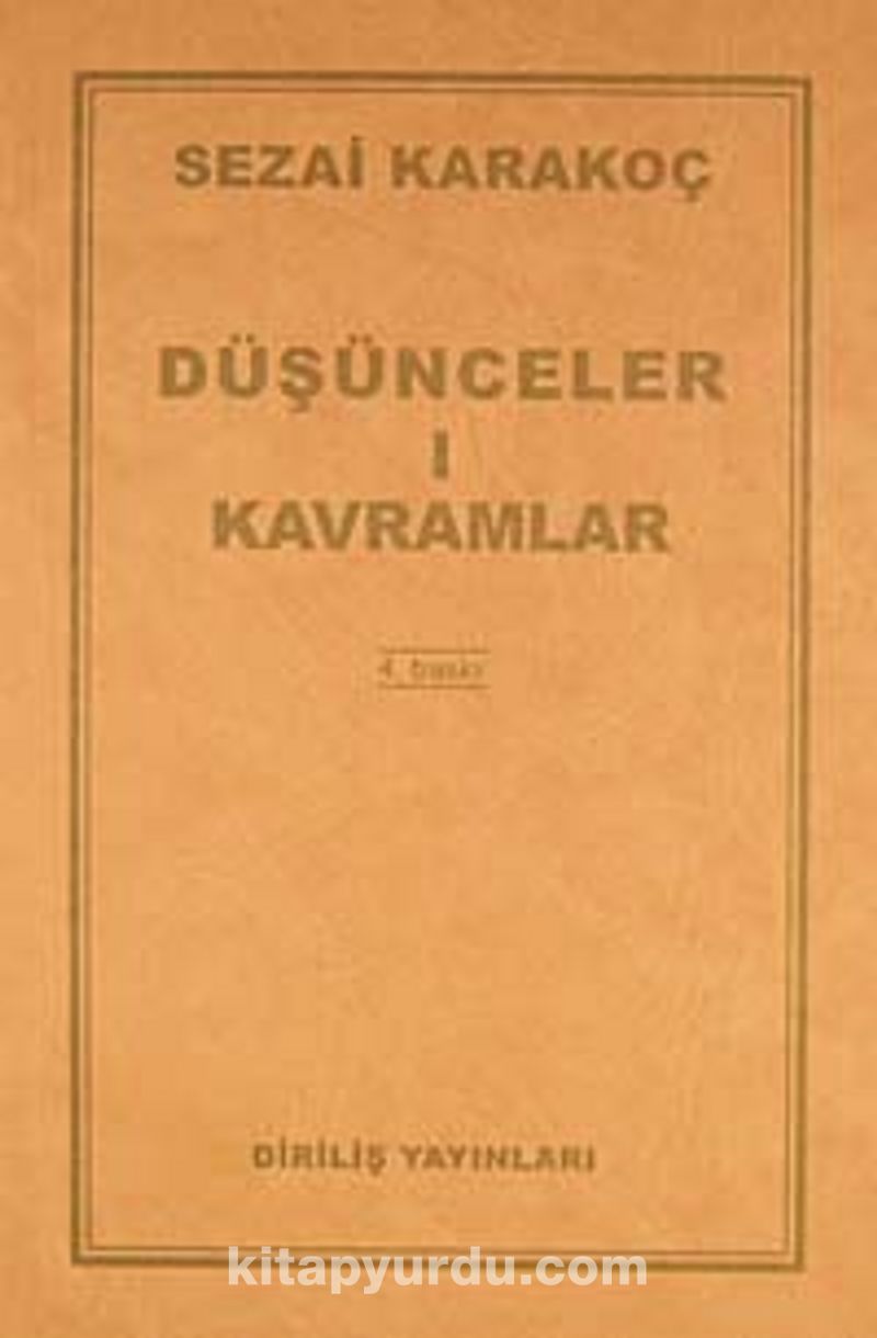 Düşünceler -1/ Kavramlar