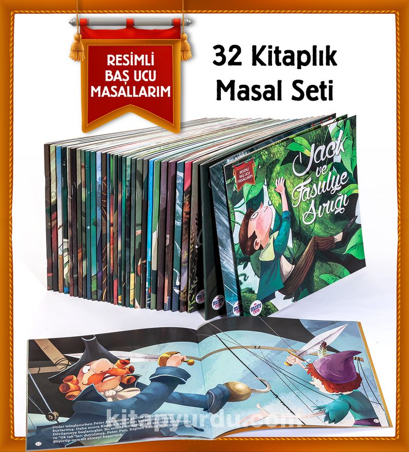 Resimli Baş Ucu Masallarım (32 Kitaplık Masal Seti)