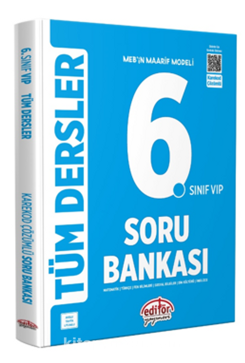 6. Sınıf VIP Tüm Dersler Soru Bankası
