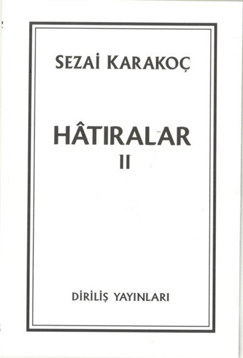 Hatıralar II
