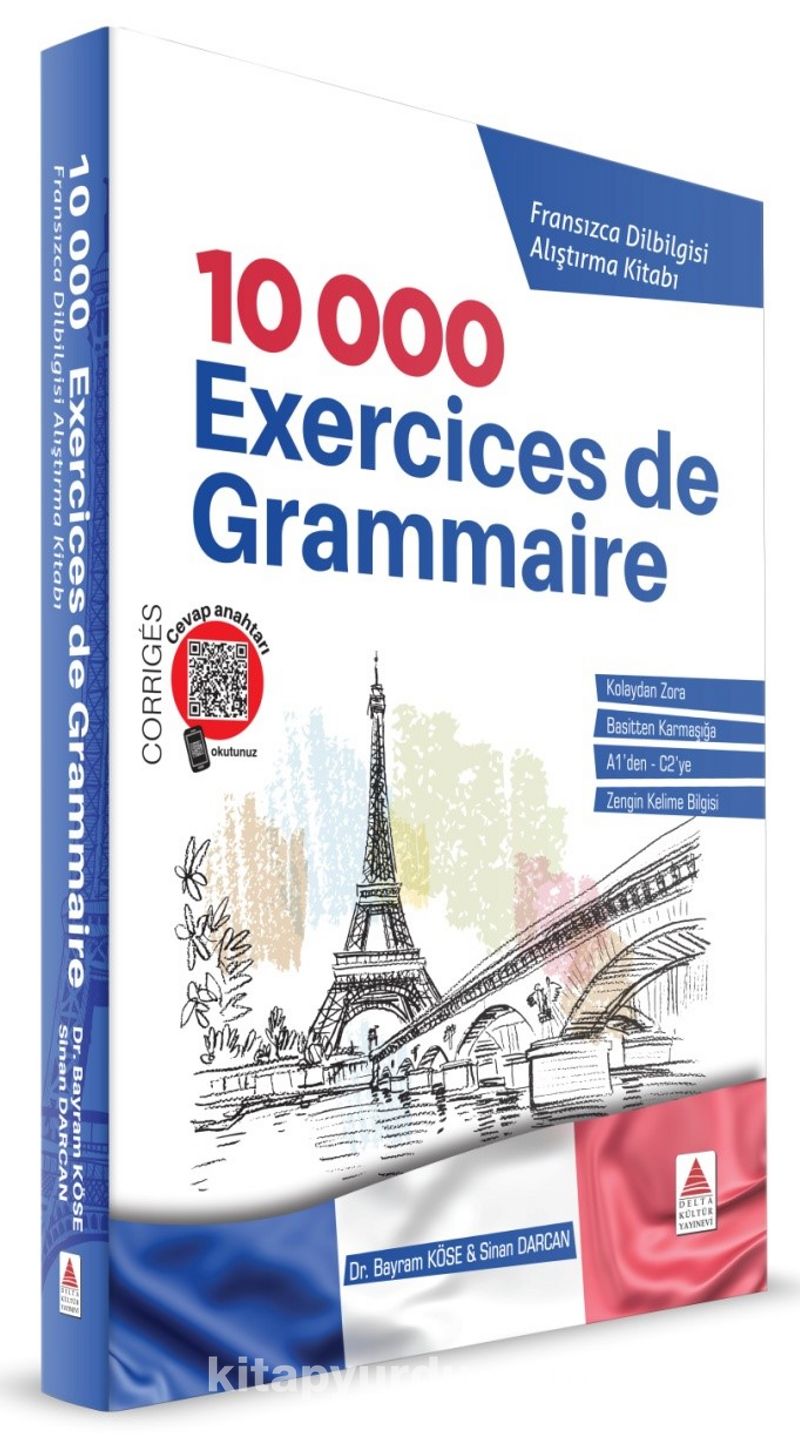 10,000 Exercices de Grammaire Fransızca Dilbilgisi Alıştırma Kitabı