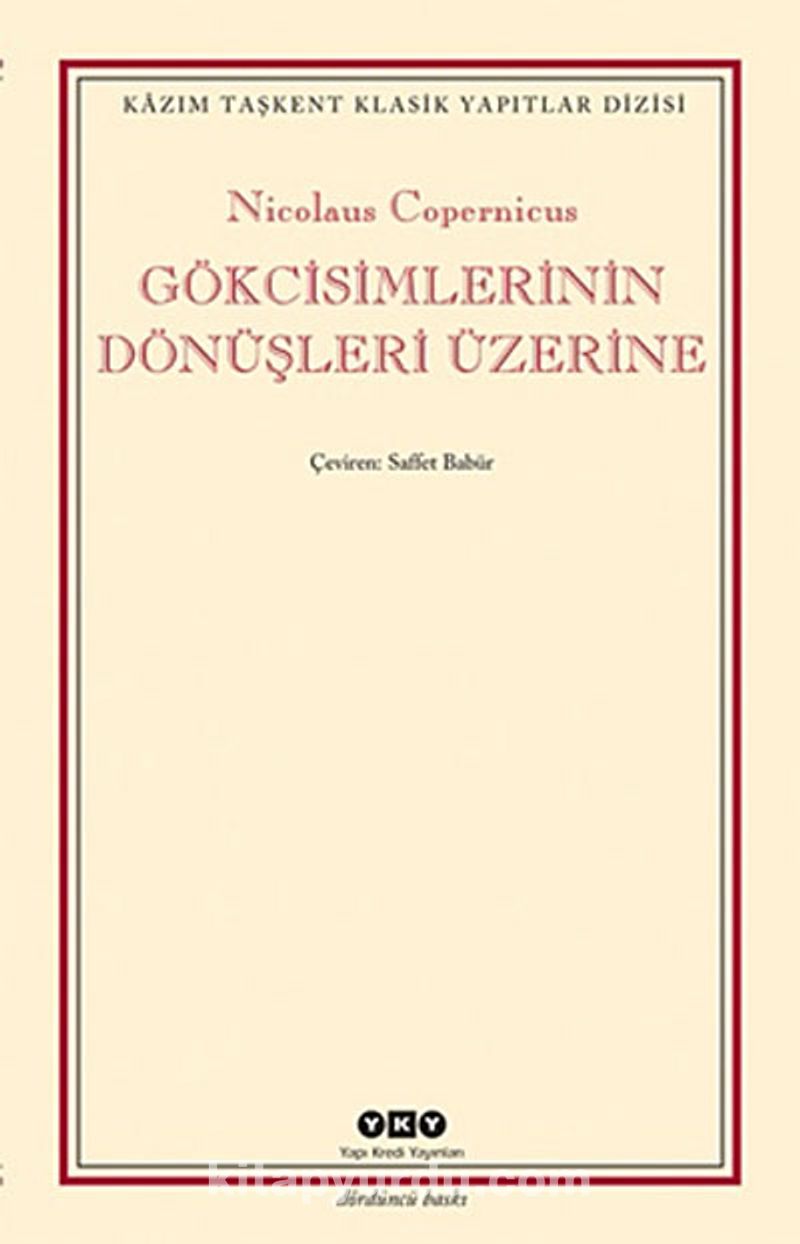 Gökcisimlerinin Dönüşleri Üzerine
