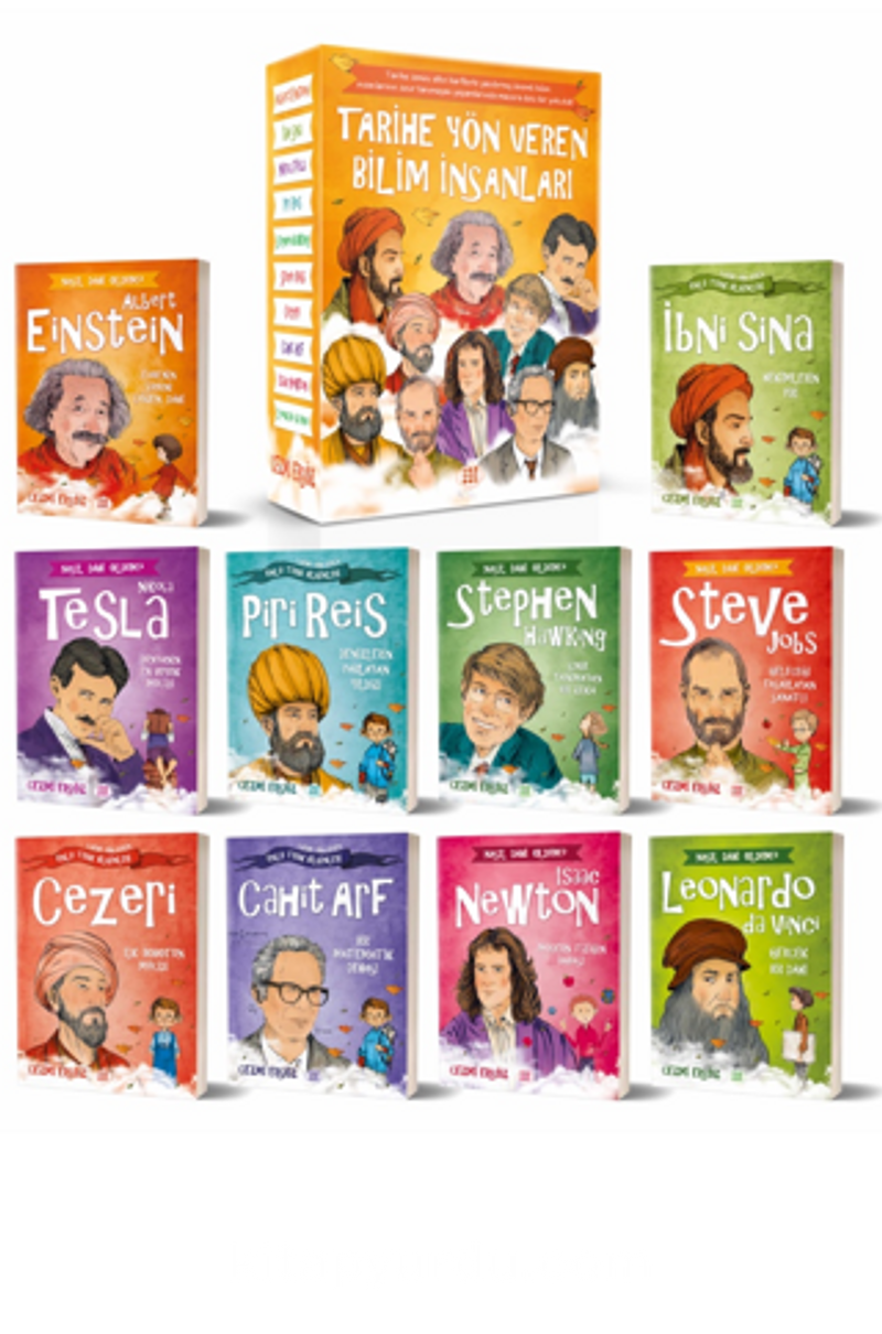 Tarihe Yön Veren Bilim İnsanları Serisi (Kutulu 10 Kitap Takım)