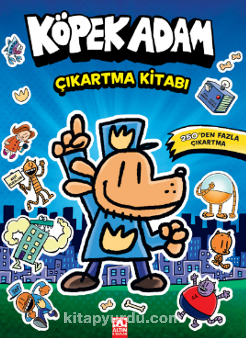 Köpek Adam Çıkartma Kitabı