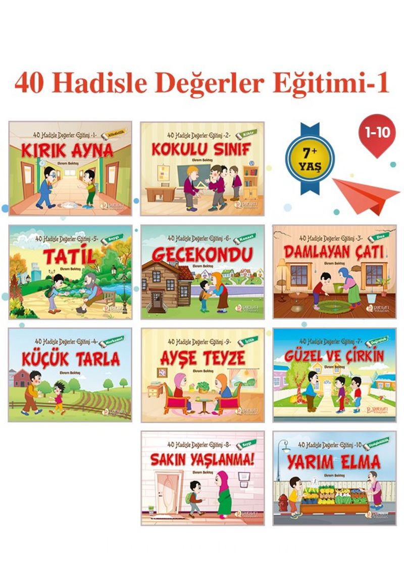 40 Hadisle Değerler Eğitimi 1 (10 Kitap)