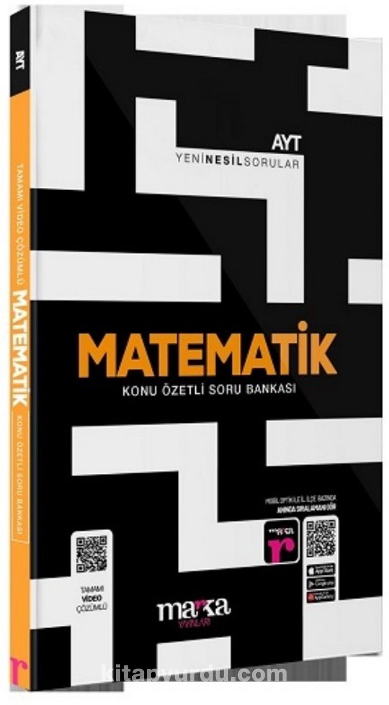 2025 AYT Matematik Konu Özetli Yeni Nesil Soru Bankası Tamamı Video Çözümlü (Ciltli)