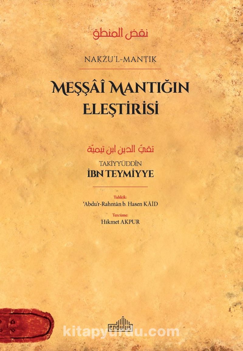 Meşşai Mantığın Eleştirisi
