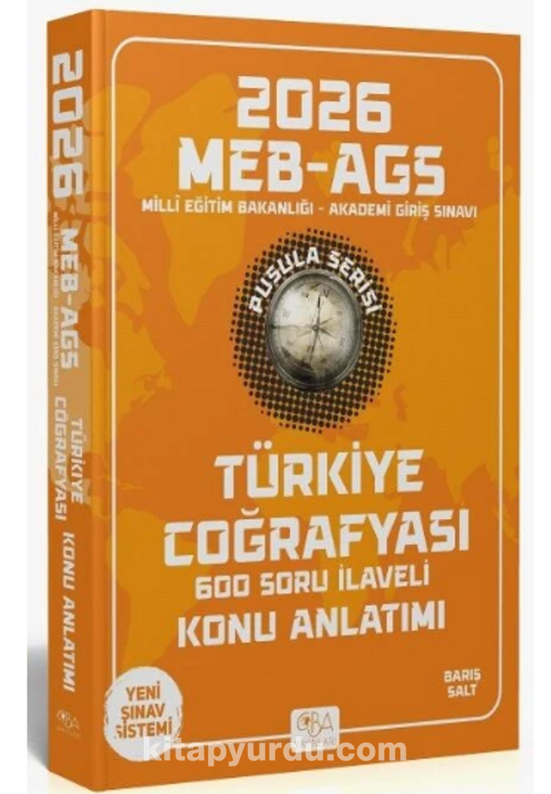 2026 MEB-AGS Türkiye Coğrafyası Konu Anlatımı Pusula Serisi