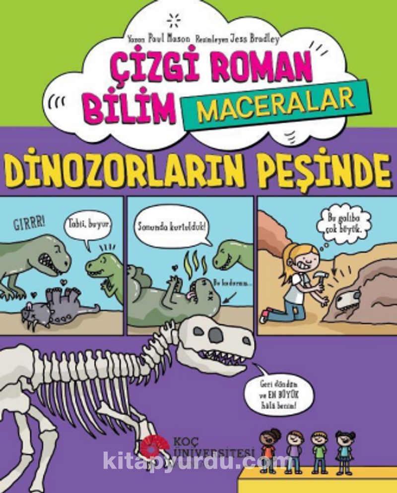 Çizgi Roman Bilim / Maceralar - Dinozorların Peşinde
