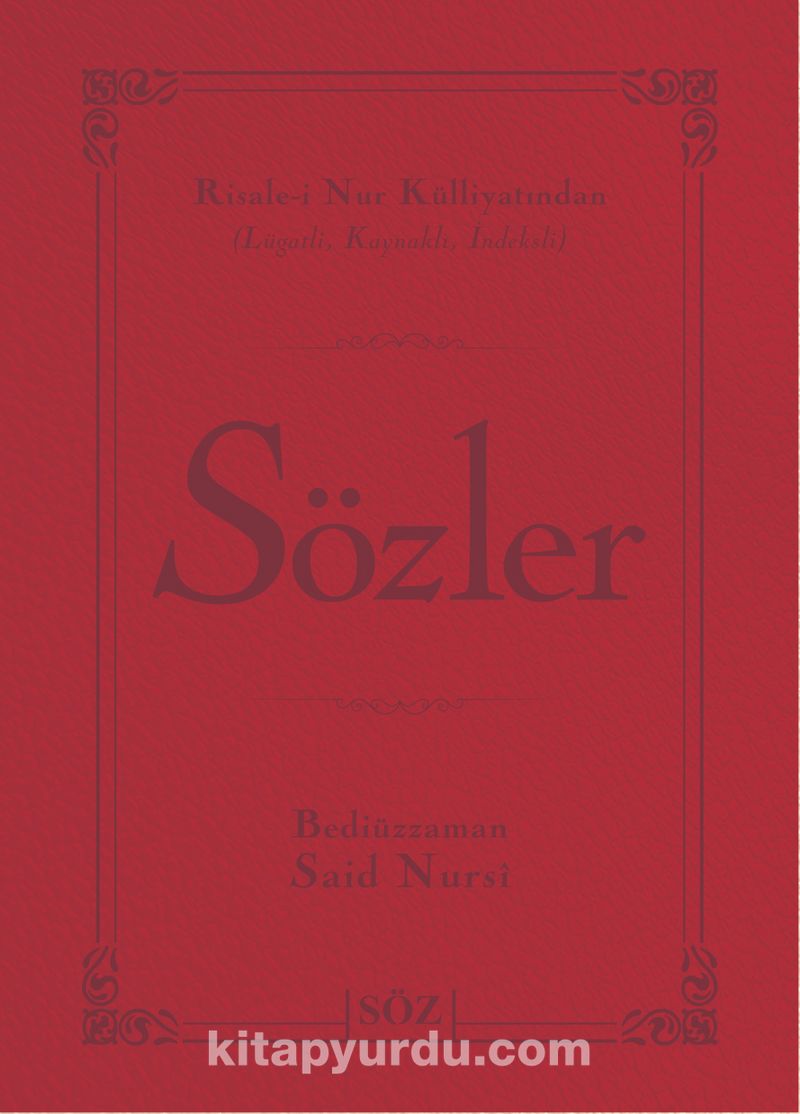 Sözler (Şamua, İki Renk, İthal Termo Deri Cilt) (Çanta Boy)