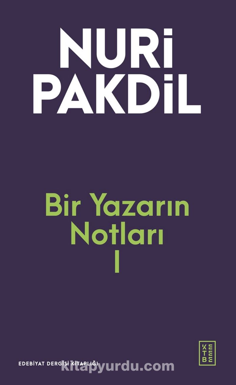 Bir Yazarın Notları 1