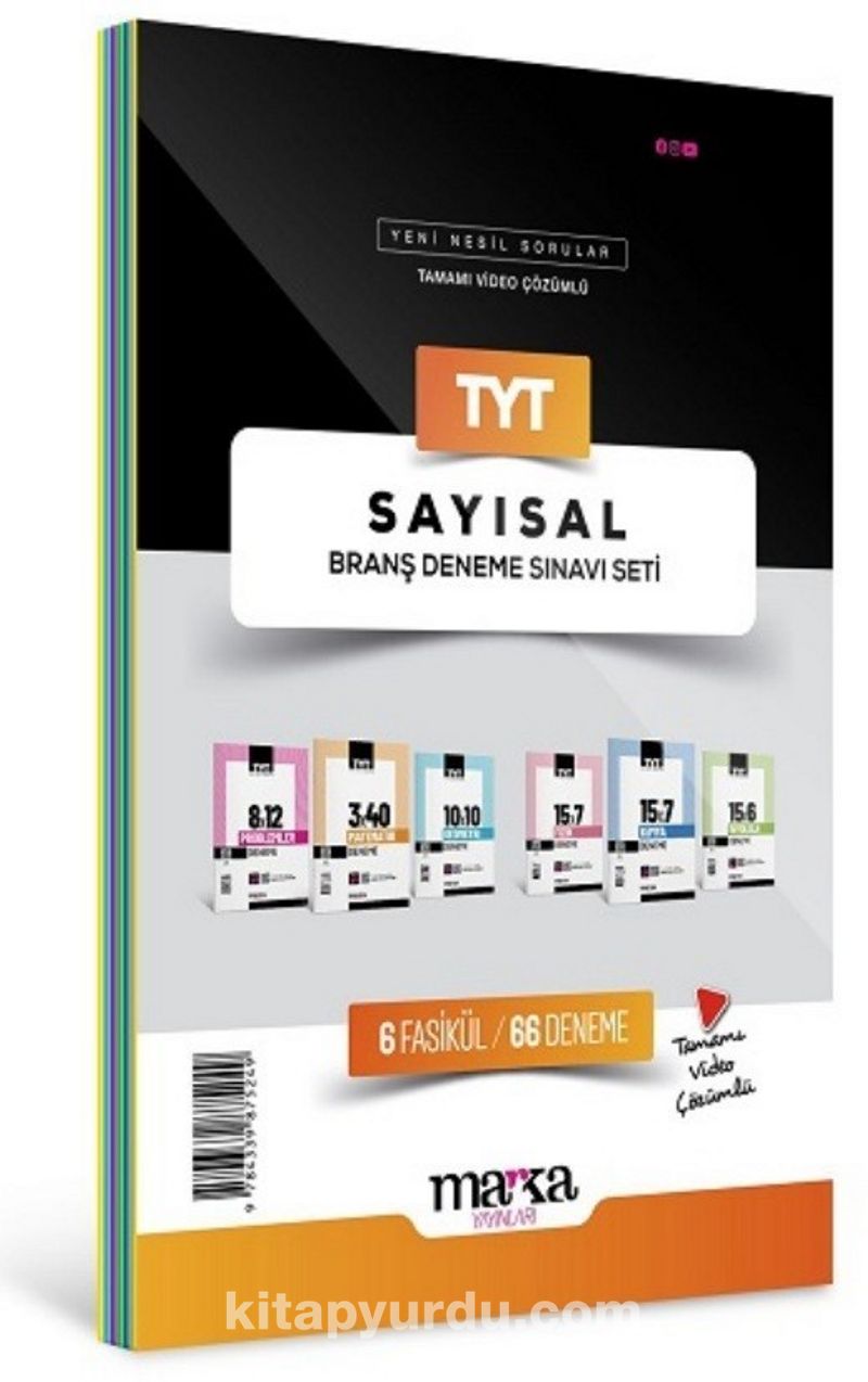 2025 TYT Sayısal Branş Deneme Sınavı Seti 6 Fasikül 66 Deneme