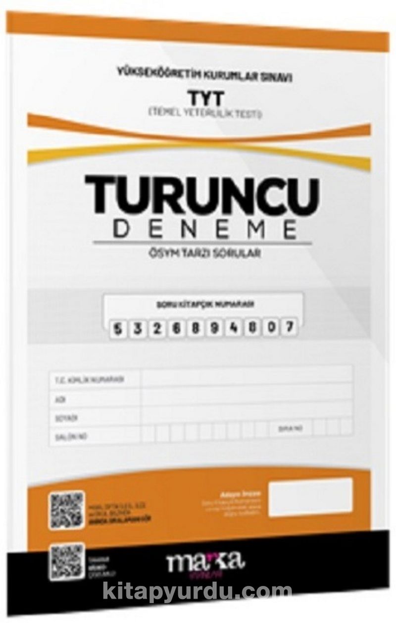 2025 TYT Yeni Nesil Turuncu Deneme Tamamı Video Çözümlü