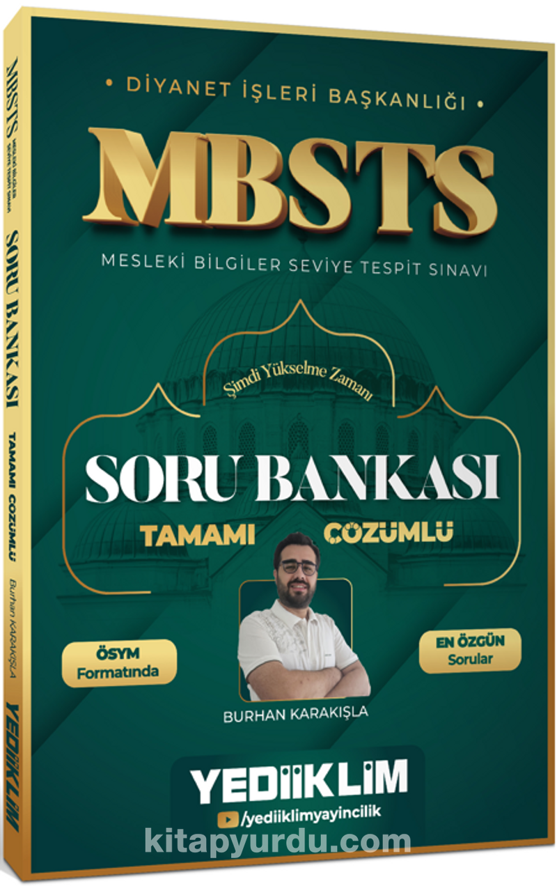 Diyanet İşleri Başkanlığı MBSTS Tamamı Çözümlü Soru Bankası