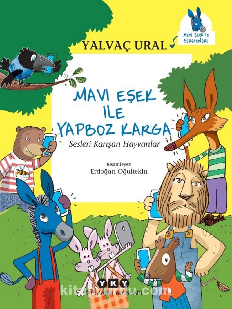 Mavi Eşek ile Yapboz Karga Sesleri Karışan Hayvanlar