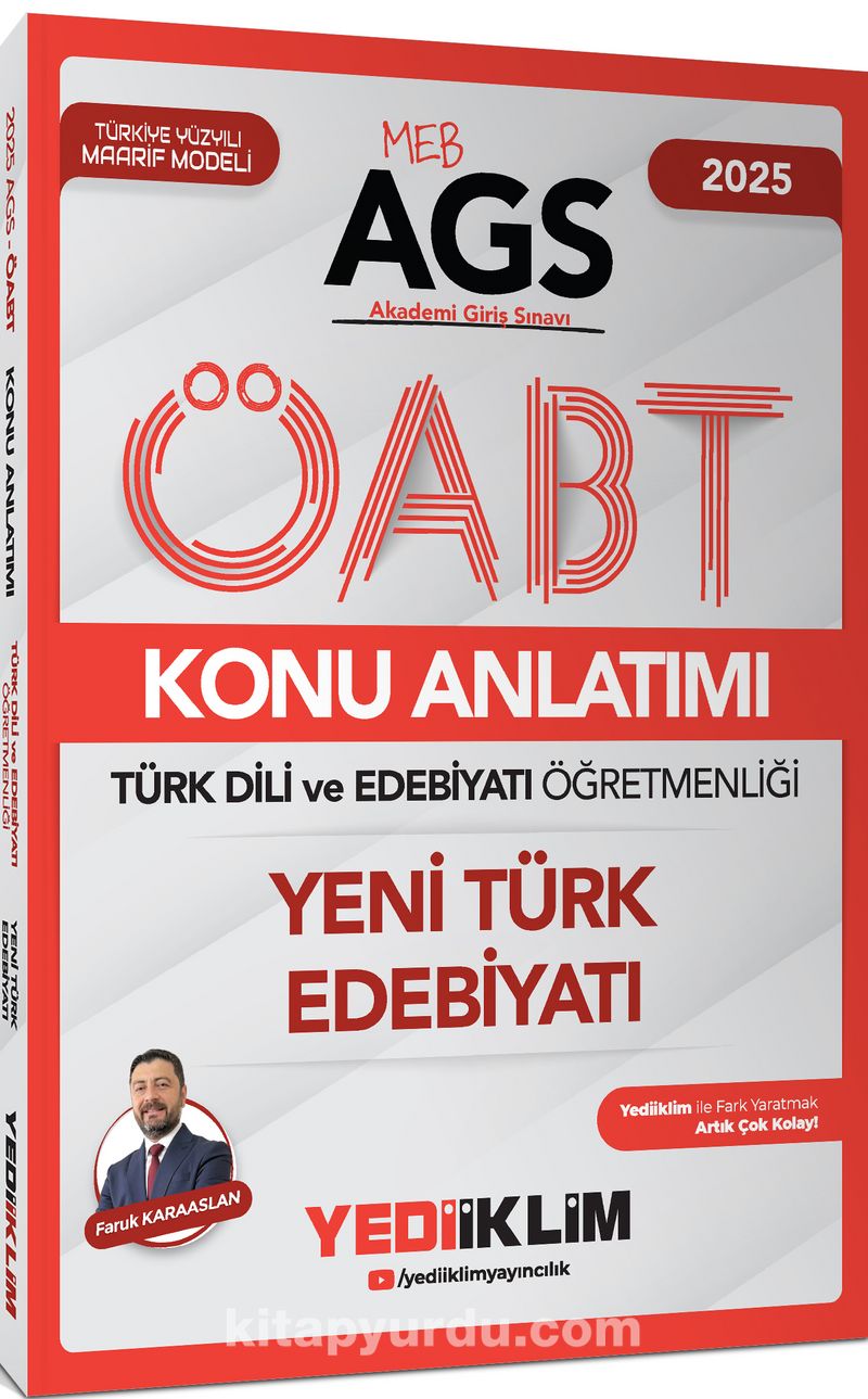 2025 MEB AGS ÖABT Türk Dili ve Edebiyatı Öğretmenliği Yeni Türk Edebiyatı Konu Anlatımı