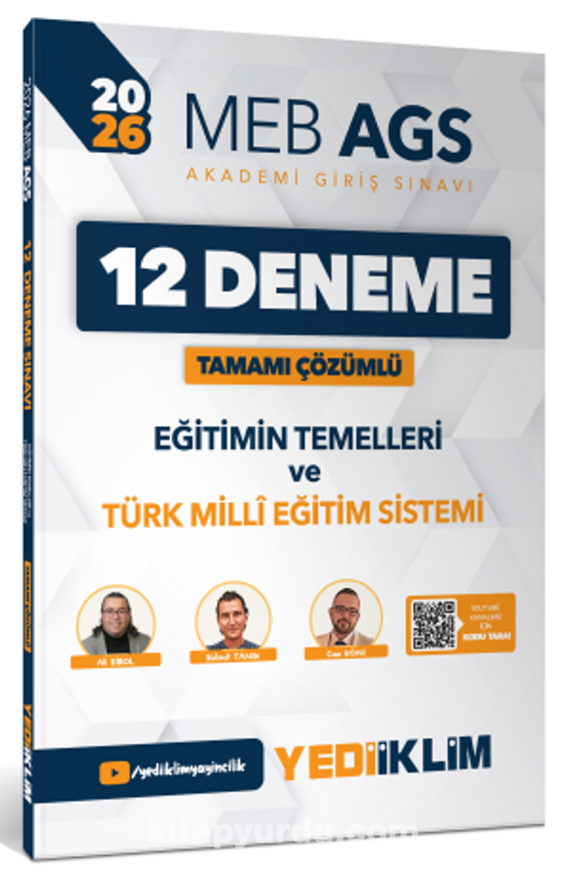 2026 MEB AGS Eğitimin Temelleri ve Türk Milli Eğitim Sistemi Tamamı Çözümlü 12 Deneme